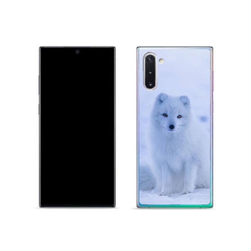 Zselés borítás mmCase Samsung Galaxy Note 10 készülékhez - polár róka