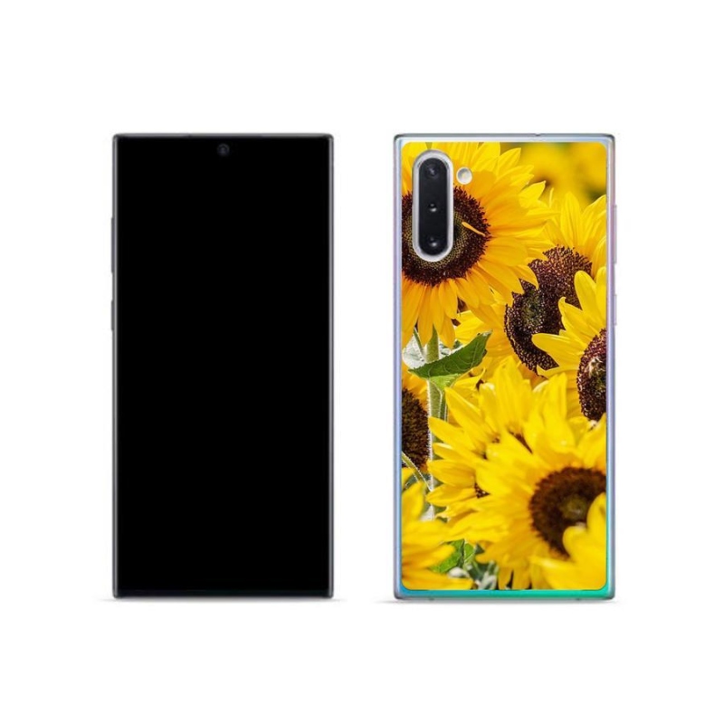 Zselés borítás mmCase Samsung Galaxy Note 10 készülékhez - Napraforgó