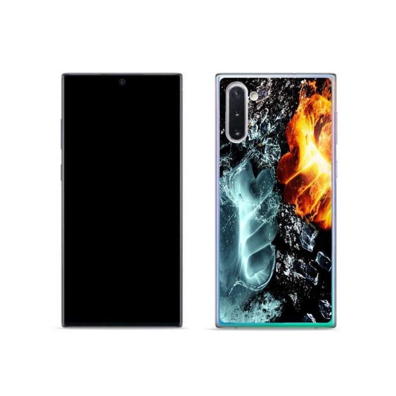 Gél védőburkolat mmCase Samsung Galaxy Note 10 - víz és tűz