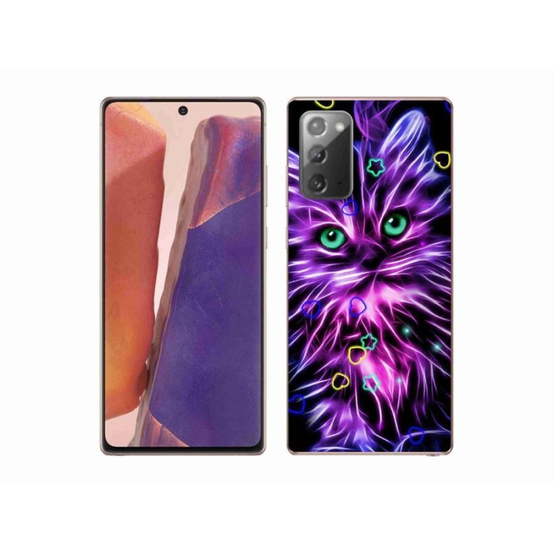 Zselés borítás mmCase Samsung Galaxy Note 20/Note 20 5G - absztrakt macska