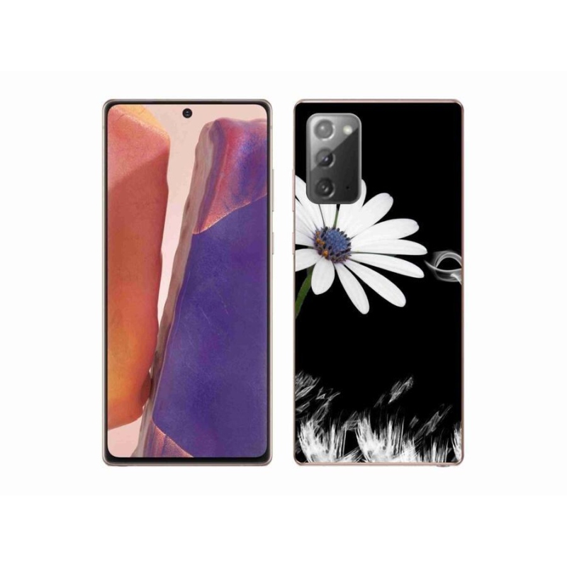Gél védőhuzat mmCase Samsung Galaxy Note 20/Note 20 5G - fehér virág