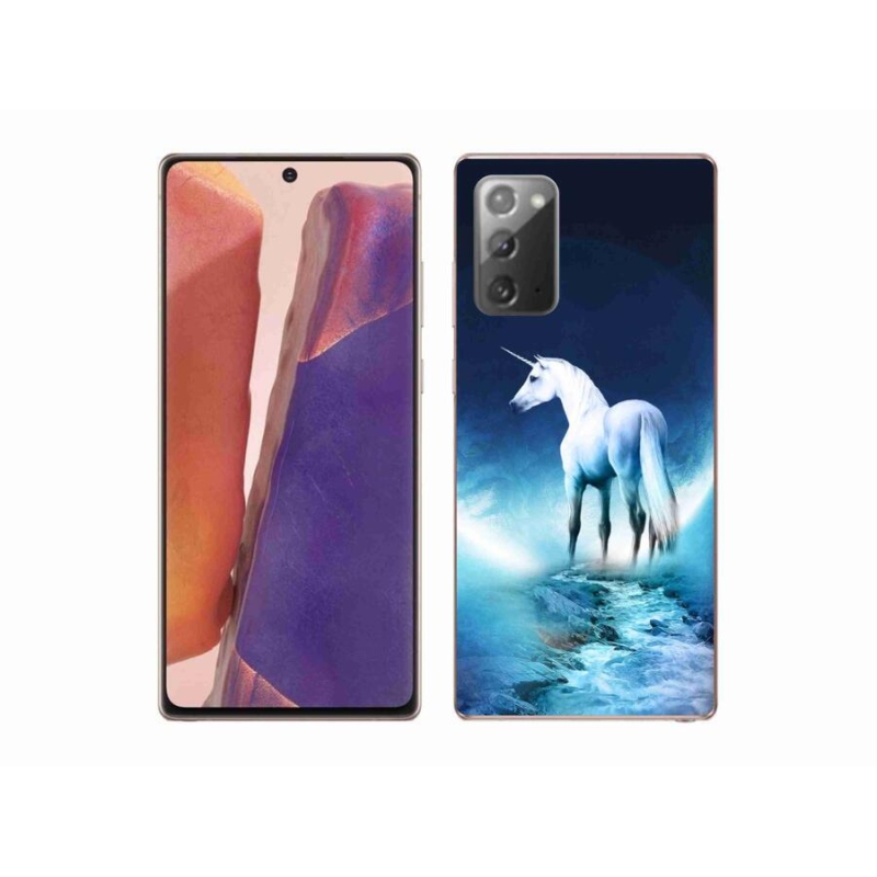 Gél védőhuzat mmCase Samsung Galaxy Note 20/Note 20 5G - fehér egyszarvúhoz