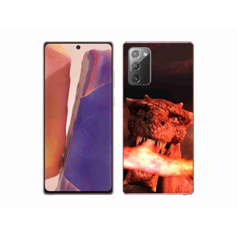 Zselés borítás mmCase Samsung Galaxy Note 20/Note 20 5G - sárkány