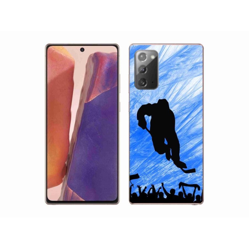 Zselés borítás mmCase Samsung Galaxy Note 20/Note 20 5G - hokijátékos számára