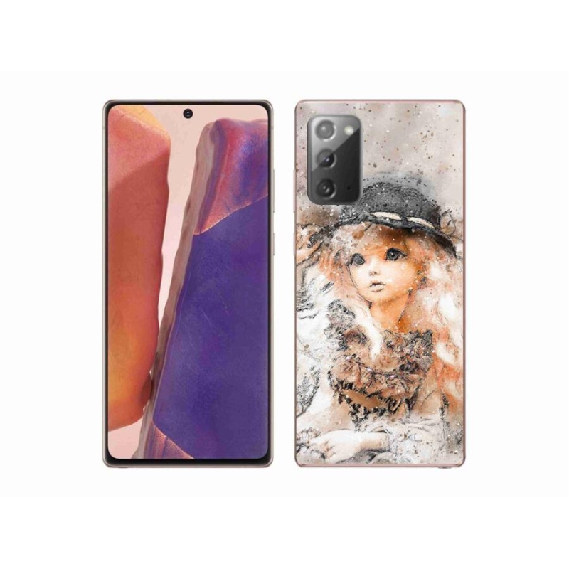 Zselés borítás mmCase Samsung Galaxy Note 20/Note 20 5G - kalapos lányhoz