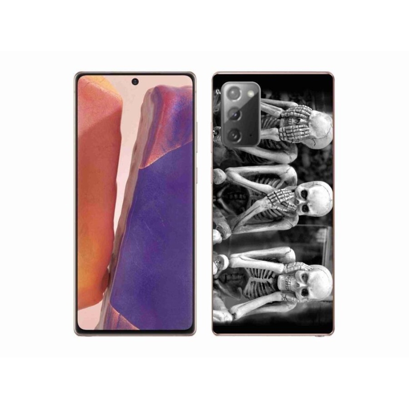 Zselés borítás mmCase Samsung Galaxy Note 20/Note 20 5G - csontvázakhoz