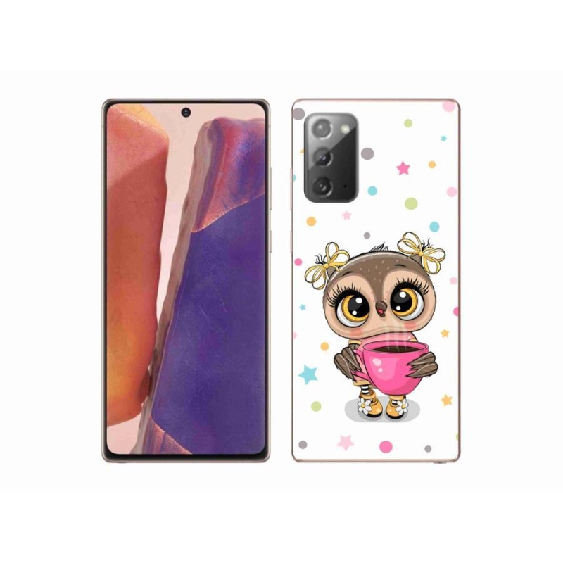 Zselés borító mmCase Samsung Galaxy Note 20/Note 20 5G - rajzfilm bagolyhoz