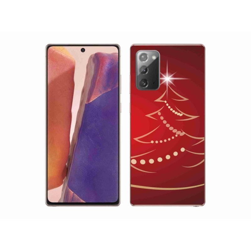 Gél borító mmCase Samsung Galaxy Note 20/Note 20 5G - karácsonyfa karikatúra