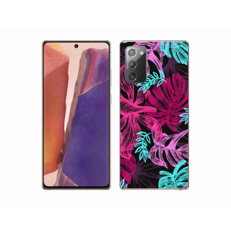 Zselés borítás mmCase Samsung Galaxy Note 20/Note 20 5G - virágok 1