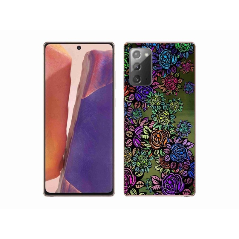 Gél borító mmCase a Samsung Galaxy Note 20/Note 20 5G számára - virágok 6