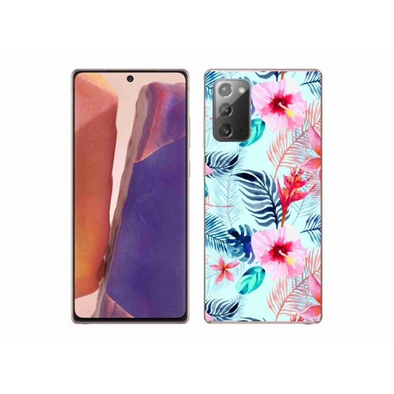Gél védőhuzat mmCase Samsung Galaxy Note 20/Note 20 5G - virágok