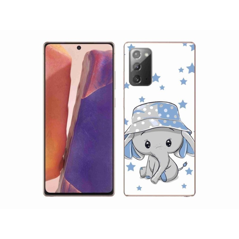 Gél védőhuzat mmCase Samsung Galaxy Note 20/Note 20 5G - kék elefánt