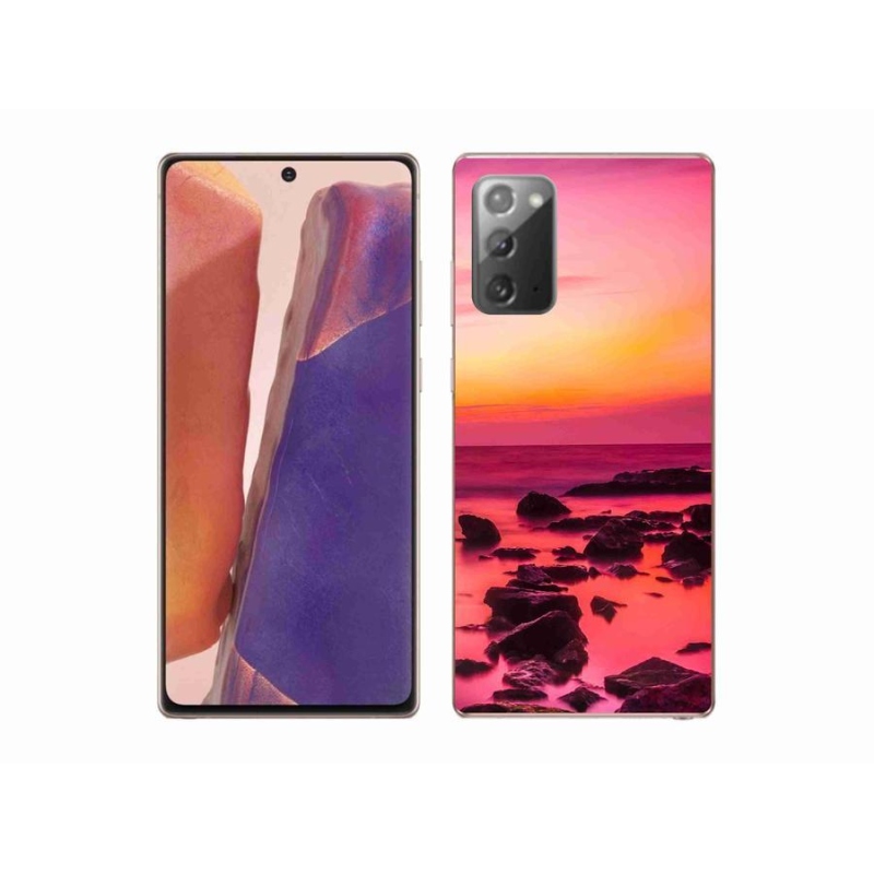 Zselés borítás mmCase Samsung Galaxy Note 20/Note 20 5G - tenger és világítás