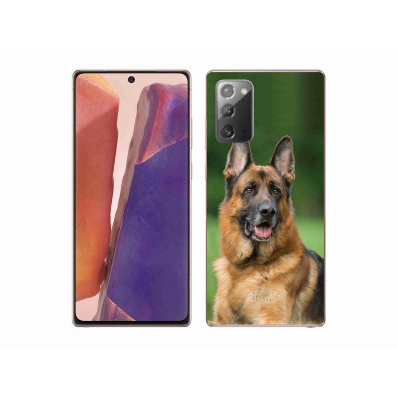 Zselés borítás mmCase Samsung Galaxy Note 20/Note 20 5G - Német juhászkutya