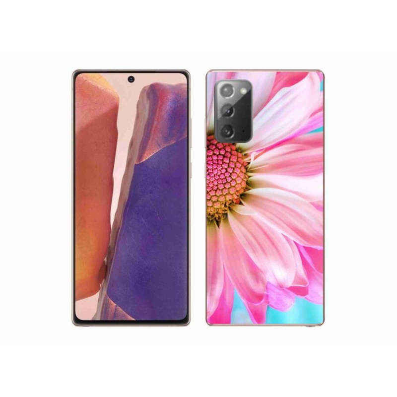 Gél védőhuzat mmCase Samsung Galaxy Note 20/Note 20 5G - rózsaszín virág