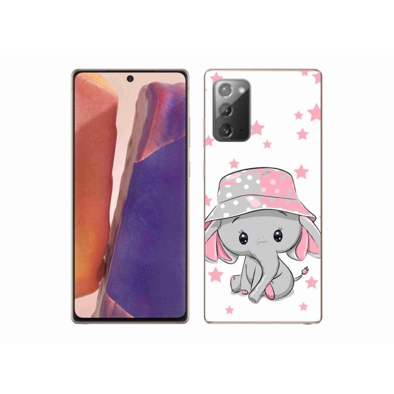 Gél védőhuzat mmCase Samsung Galaxy Note 20/Note 20 5G - rózsaszín elefánt