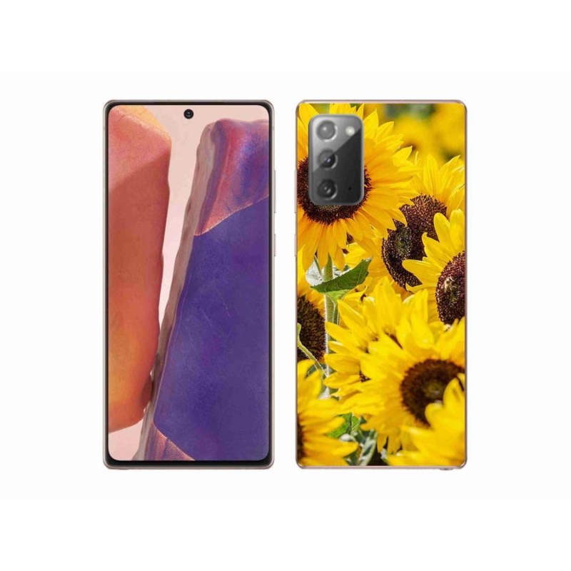 Zselés borítás mmCase Samsung Galaxy Note 20/Note 20 5G - Napraforgó