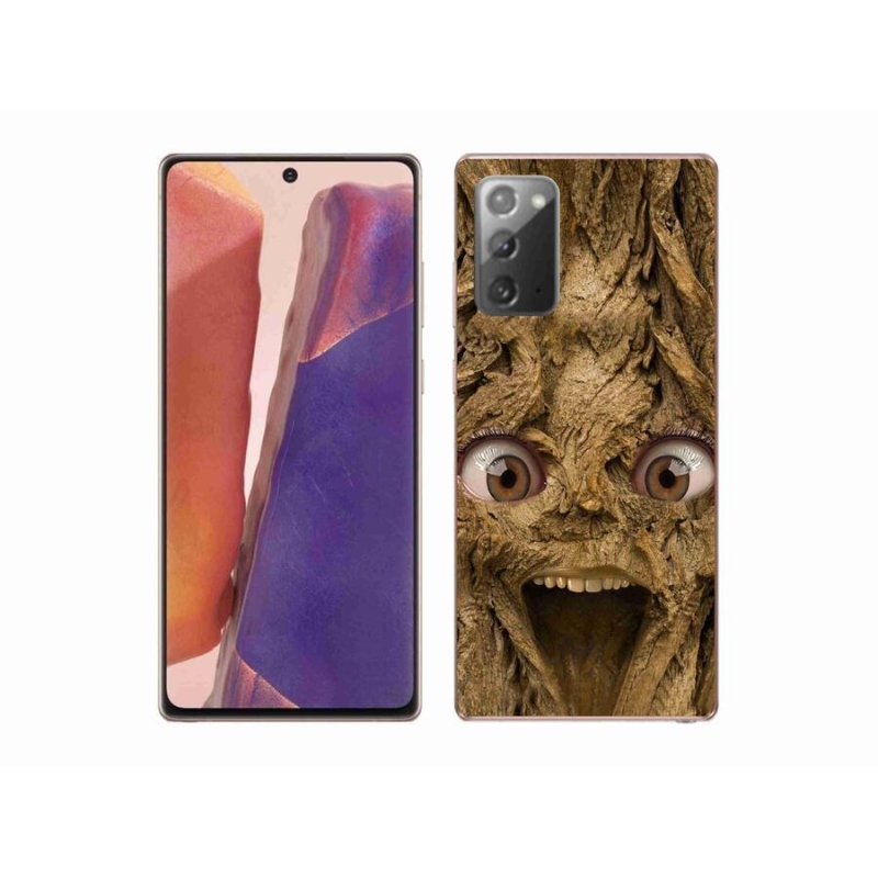 Zselés borító mmCase Samsung Galaxy Note 20/Note 20 5G - vidám fa szemekkel
