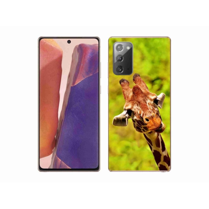 Zselés borítás mmCase Samsung Galaxy Note 20/Note 20 5G - zsiráf