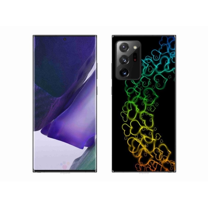 Zselés borítás mmCase Samsung Galaxy Note 20 Ultra - színes szívek