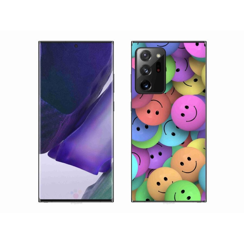 Gél borítás mmCase Samsung Galaxy Note 20 Ultra - színes smiley-k