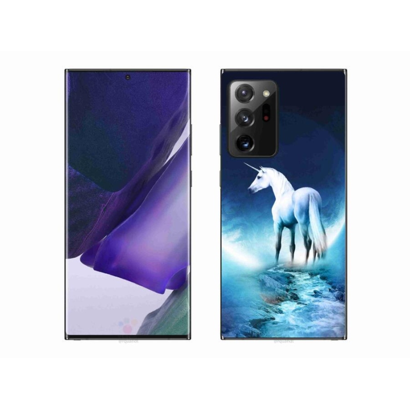 Gél védőhuzat mmCase Samsung Galaxy Note 20 Ultra - fehér egyszarvúhoz