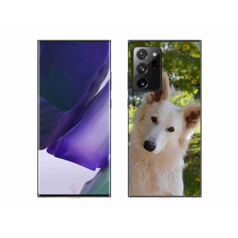 Gél borítás mmCase Samsung Galaxy Note 20 Ultra - fehér Svájci juhász 1