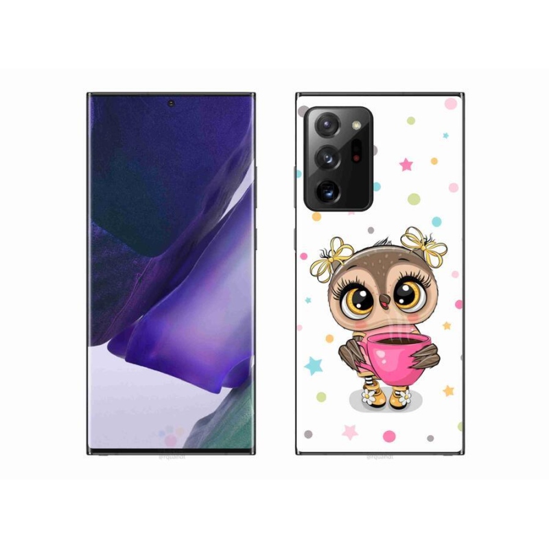 Zselés borítás mmCase Samsung Galaxy Note 20 Ultra - rajzfilm bagolyhoz
