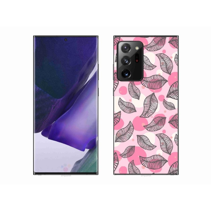 Zselés borítás mmCase Samsung Galaxy Note 20 Ultra készülékhez - rajzfilmes hulló levelek