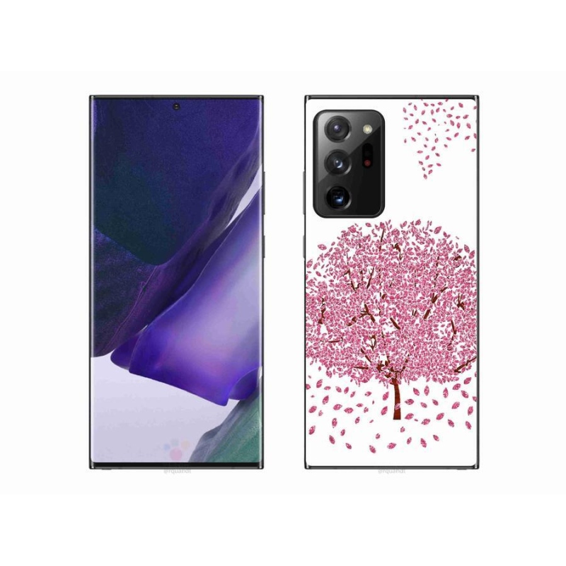 Zselés borítás mmCase Samsung Galaxy Note 20 Ultra - rajzfilmfa levelekkel