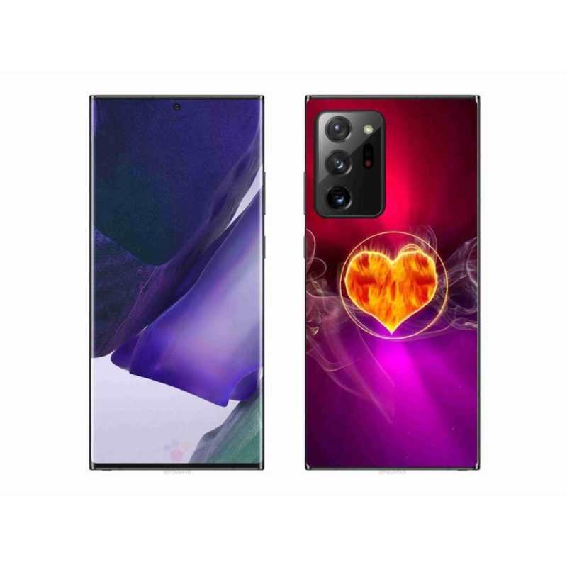 Gél borítás mmCase Samsung Galaxy Note 20 Ultra - tüzes szív