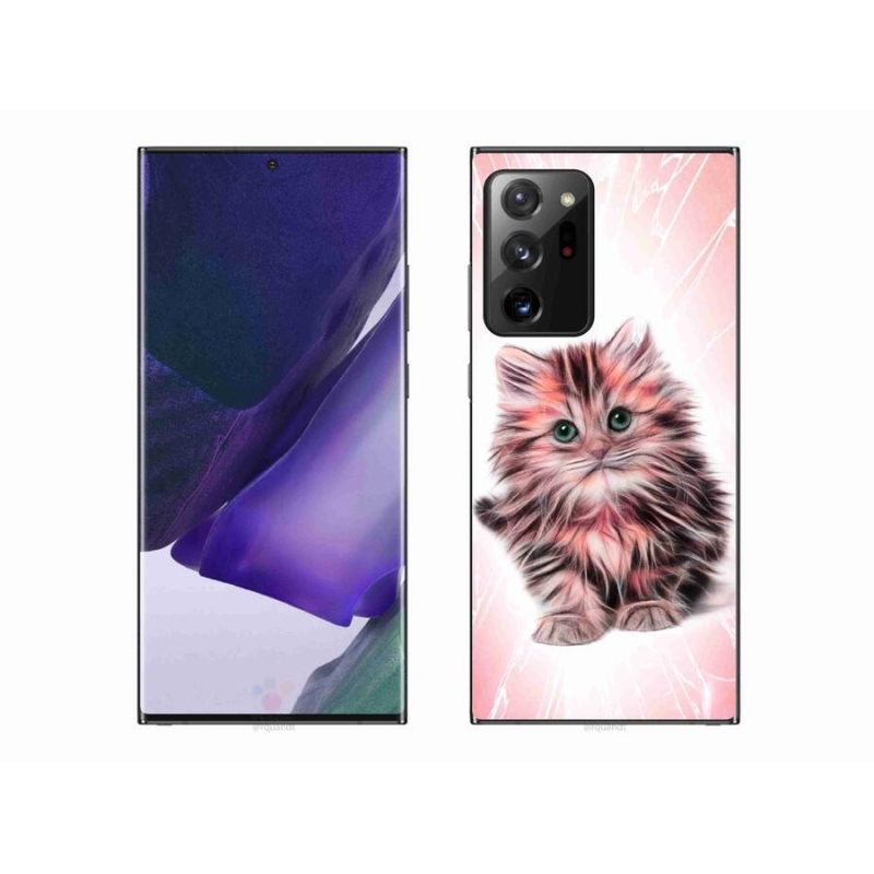 Gél borítás mmCase Samsung Galaxy Note 20 Ultra - aranyos cica