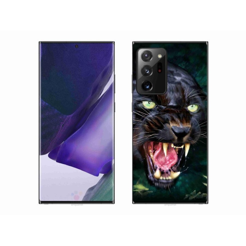 Gél borítás mmCase Samsung Galaxy Note 20 Ultra - dühös fekete párduchoz