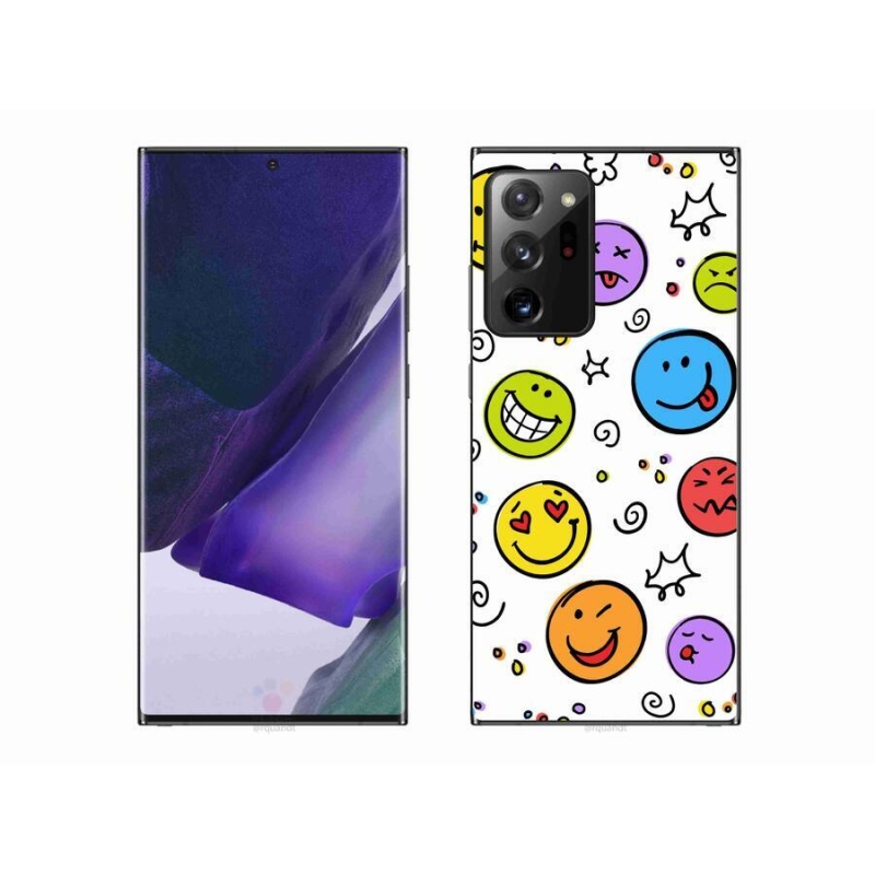 Gél borító mmCase Samsung Galaxy Note 20 Ultra készülékhez - smiley-k