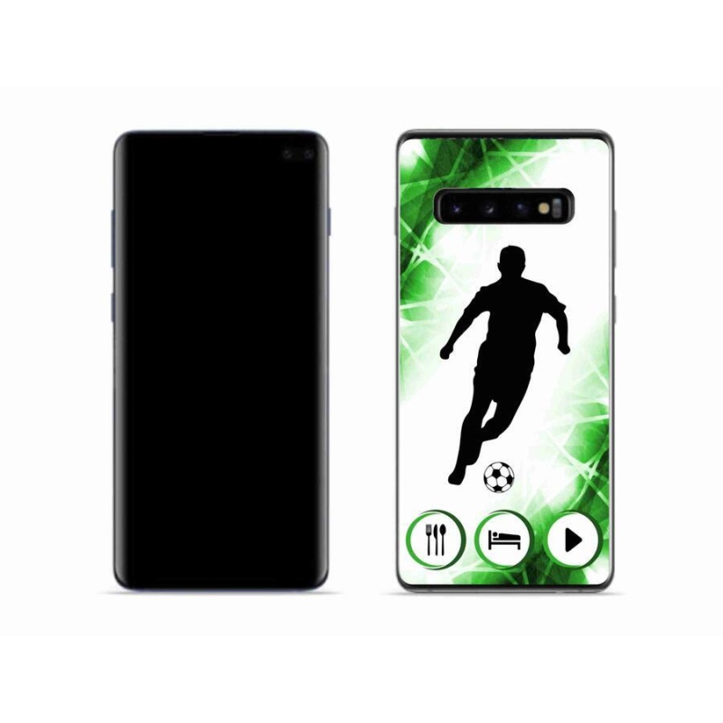 Gél borítás mmCase Samsung Galaxy S10 készülékhez - focista