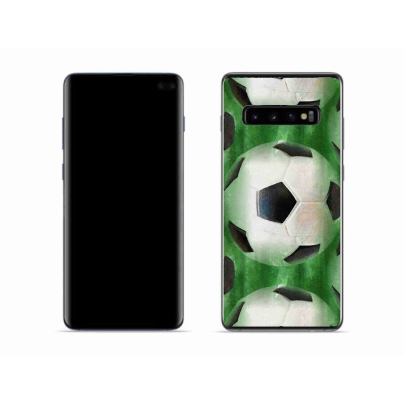 Gél borítás mmCase Samsung Galaxy S10 készülékhez - focilabda