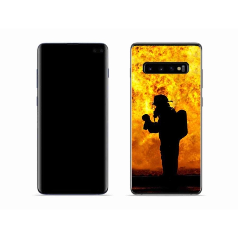 Gél borítás mmCase Samsung Galaxy S10 készülékhez - tűzoltó
