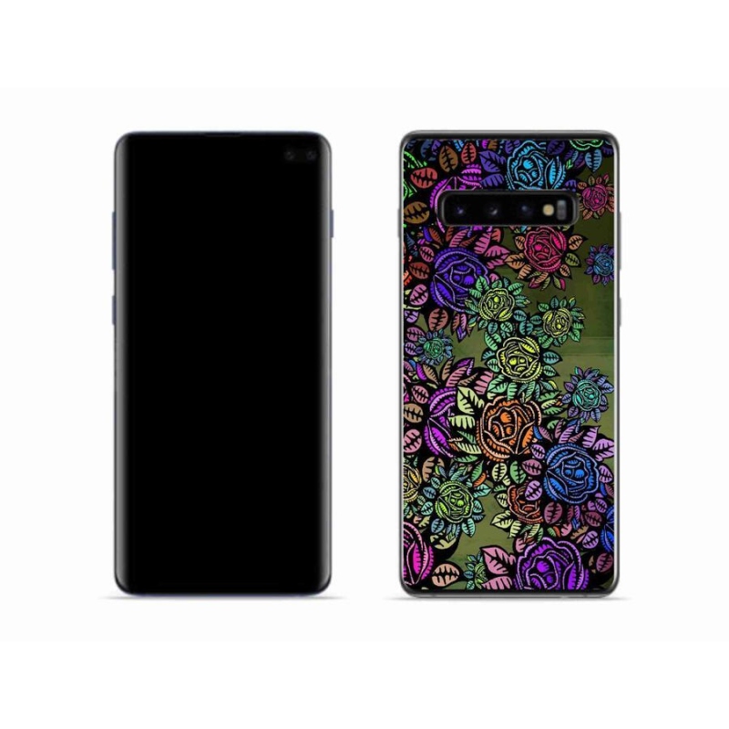 Gél borító mmCase Samsung Galaxy S10 - virágok 6