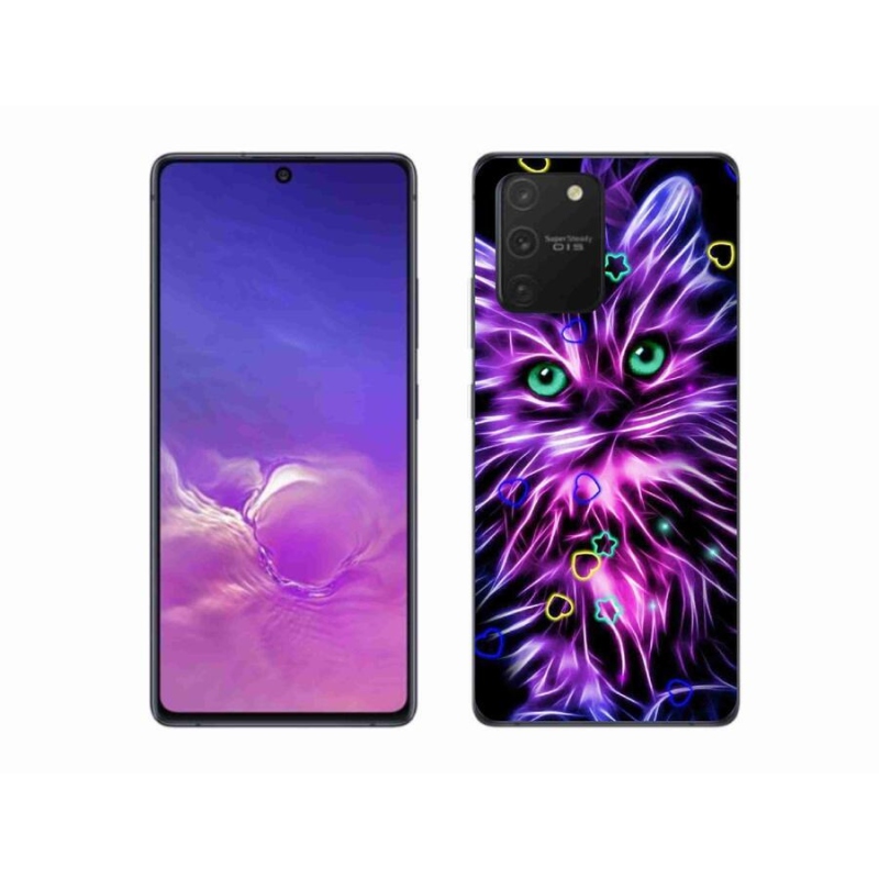 Gél borítás mmCase Samsung Galaxy S10 Lite készülékhez - absztrakt macska