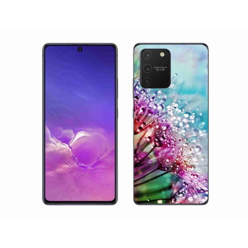 Gél borítás mmCase mobiltelefonhoz Samsung Galaxy S10 Lite - színes virágok