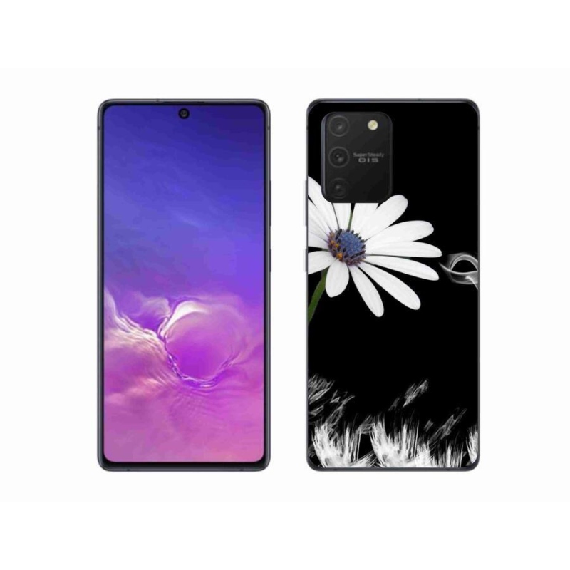 Gél borítás mmCase Samsung Galaxy S10 Lite készülékhez - fehér virág