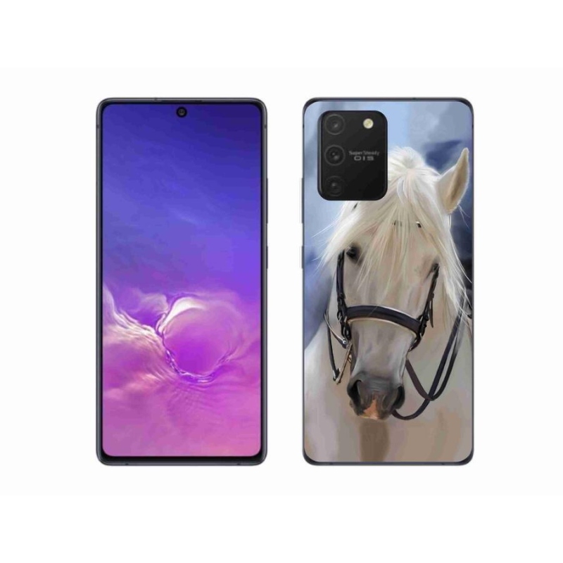 Gél borítás mmCase Samsung Galaxy S10 Lite készülékhez - fehér ló
