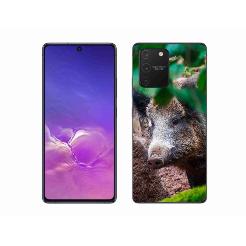 Gél borítás mmCase Samsung Galaxy S10 Lite készülékhez - vaddisznó