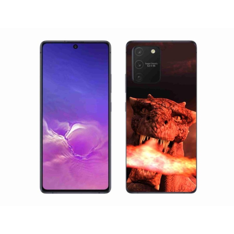 Gél védőburkolat mmCase Samsung Galaxy S10 Lite készülékhez - sárkány