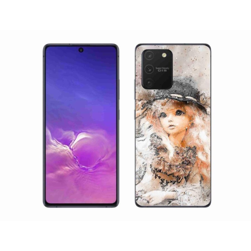 Gél borítás mmCase Samsung Galaxy S10 Lite készülékhez - lány kalapban