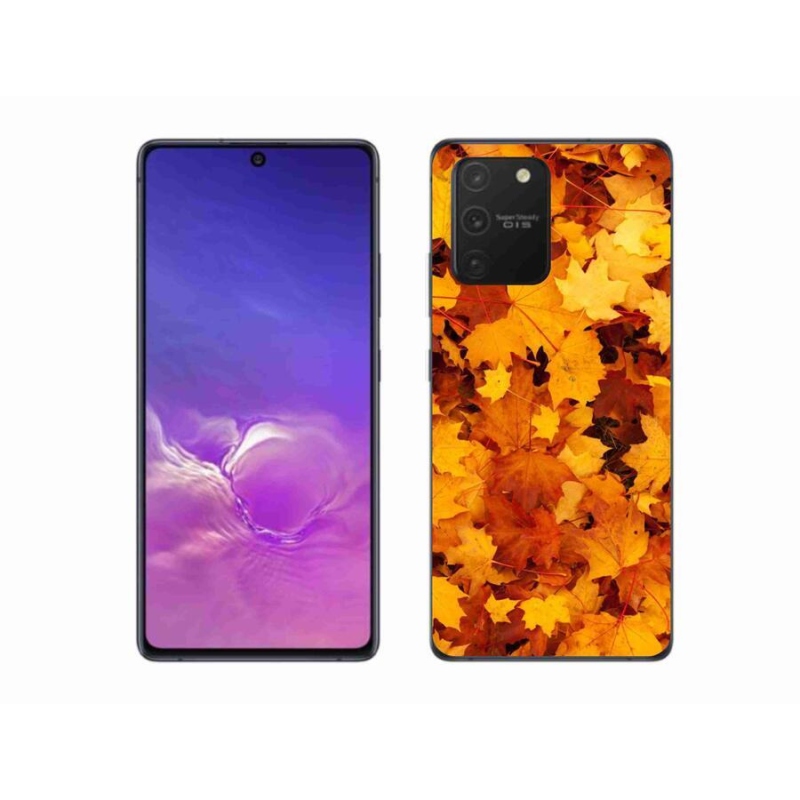 Gél borítás mmCase Samsung Galaxy S10 Lite készülékhez - juharlevelek