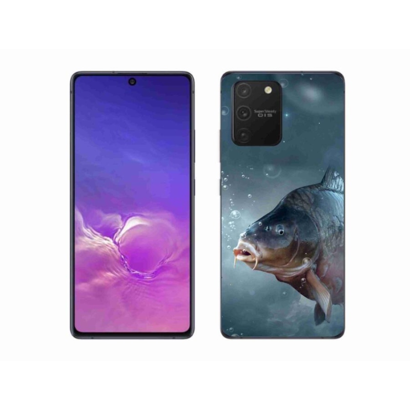 Gél borítás mmCase Samsung Galaxy S10 Lite készülékhez - ponty és buborékok