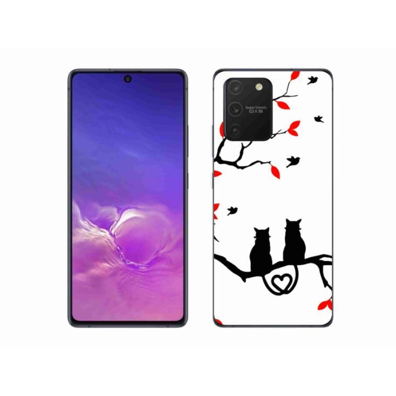 Gél borítás mmCase Samsung Galaxy S10 Lite készülékhez - macska szeretet