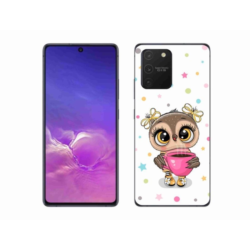 Zselés borítás mmCase Samsung Galaxy S10 Lite készülékhez - rajzfilm bagoly