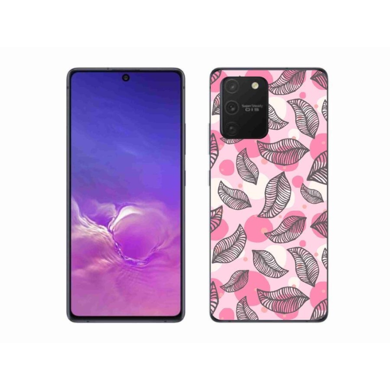 Gél borítás mmCase Samsung Galaxy S10 Lite készülékhez - rajzfilmes hulló levelek